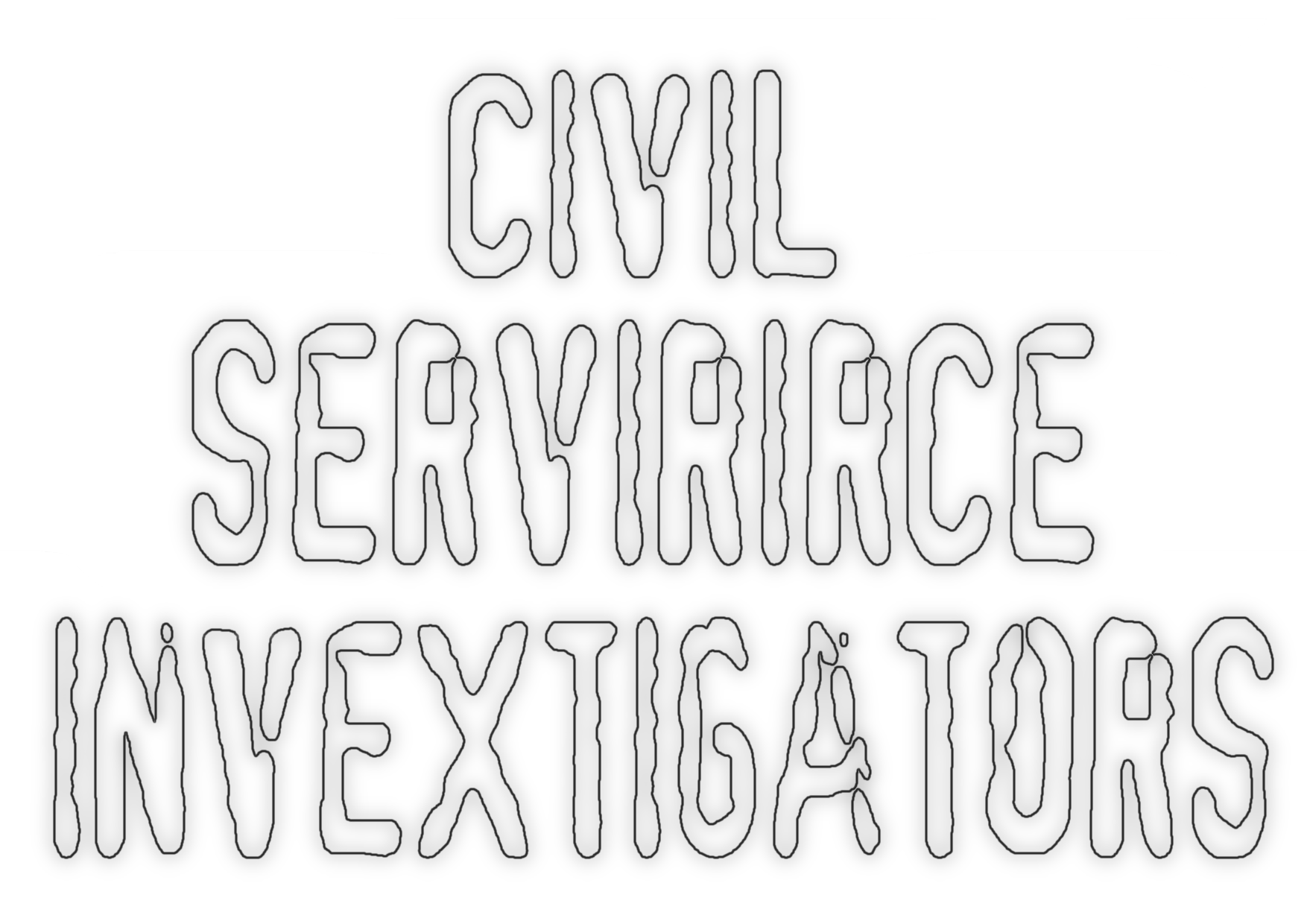 Civil Service Investigator Main Logo